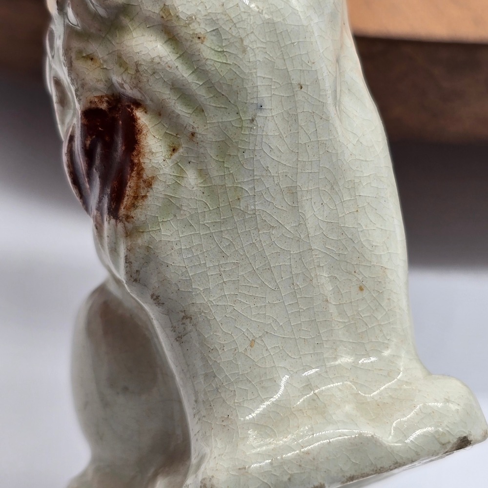19th-century Staffordshire spaniel dog‎ figurine Antique collectible England. - Picture 8 of 10